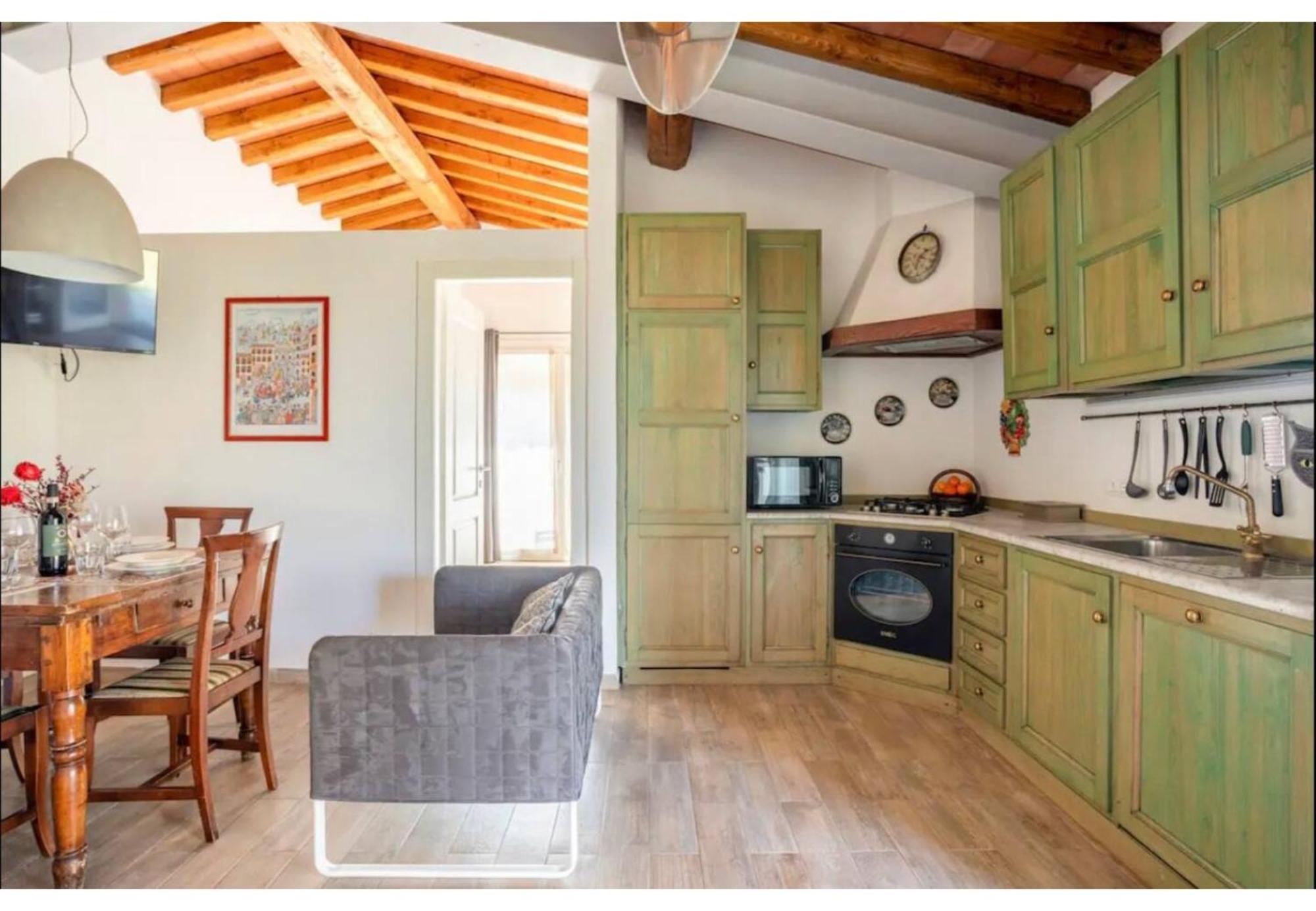 Cozy Tuscany Apartment With View Пеша Экстерьер фото